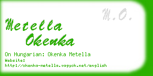 metella okenka business card